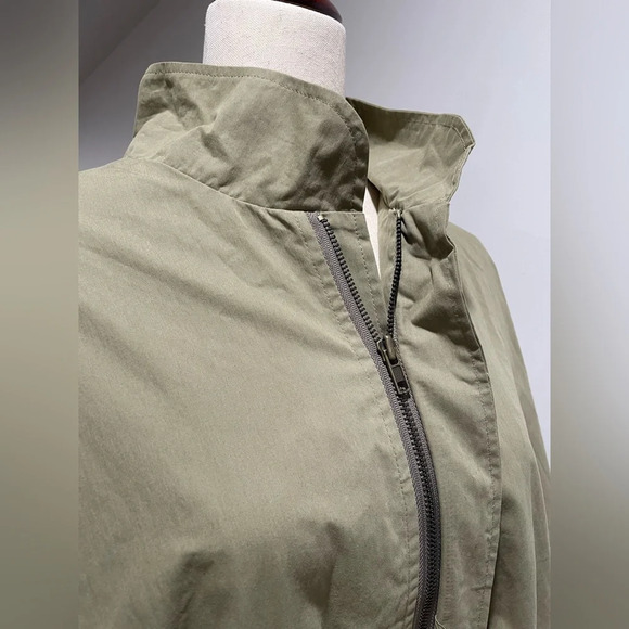 Oak + Fort oversized women's trench jacket, size large - Picture 7 of 13